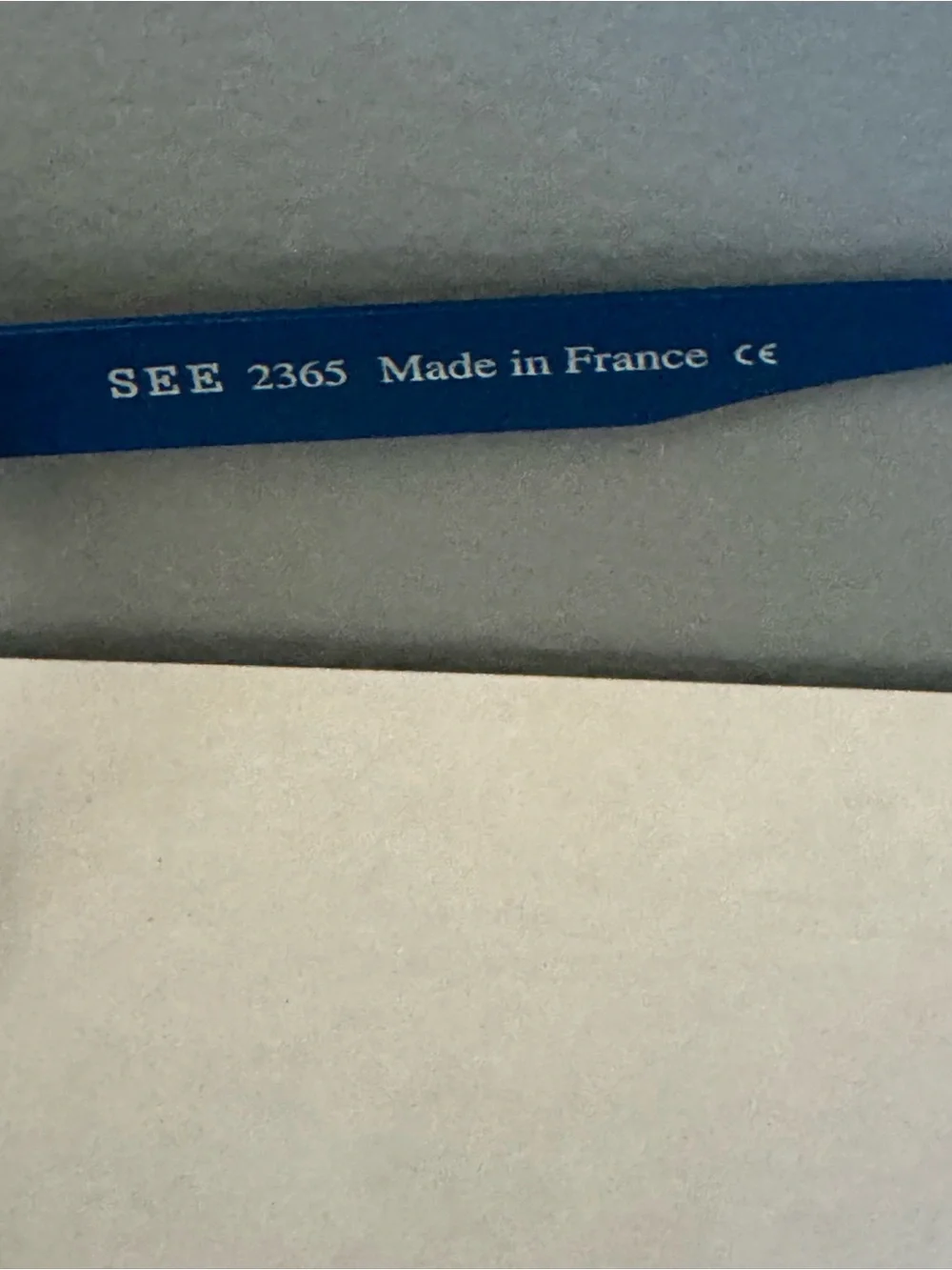 SEE Eyewear 2365 Tortoise Blue Geometric Statement Frames France Case‎ Cloth